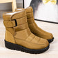 bottes-de-neige-femme-jaune