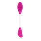 brosse-visage-double-face-rose-fonce-pas-cher-cosmetique