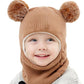 cagoule-bebe-fille-garcon-bonnet-cache-cou-bebe-enfants-bonnet-tricote-echarpe-epais-tour-de-cou-pour-les-bebes-de-3-18-mois-marron