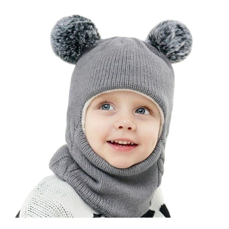 cagoule-bebe-fille-garcon-bonnet-cache-cou-bebe-enfants-bonnet-tricote-echarpe-epais-tour-de-cou-pour-les-bebes-de-3-18-mois-pas-cher-comfortable-gris-practique