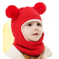 cagoule-bebe-fille-garcon-bonnet-cache-cou-bebe-enfants-bonnet-tricote-echarpe-epais-tour-de-cou-pour-les-bebes-de-3-18-mois-pas-cher-comfortable-practique-rouge