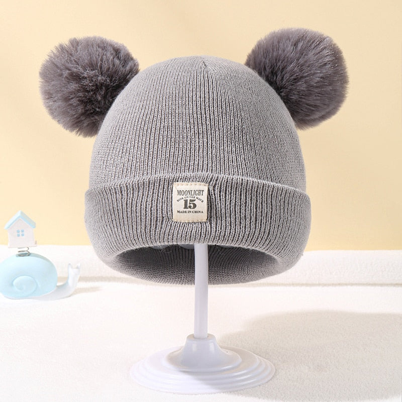 chapeaux-chauds-dhiver-pour-bebe-pas-cher-pour-fille-gris