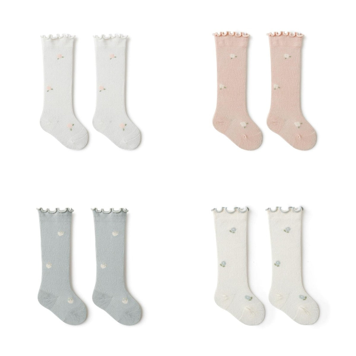 chaussettes-en-coton-doux-bebe-comfortable-pas-cher-4-paires