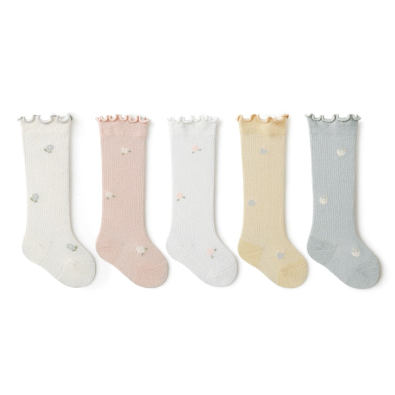 chaussettes-en-coton-doux-bebe-pas-cher-4-paires-fille