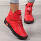 chaussures-en-cuir-ultra-confortables-chaudes-rouge