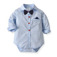 chemise-a-noeud-papillon-en-coton-bebe-blue-pas-cher