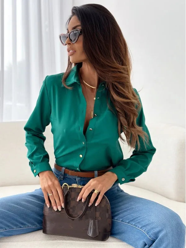 chemise-boutonnee-a-imprime-raye-sur-le-devant-chemise-de-travail-elegante-a-manches-longues-avec-col-vetements-pour-femmes-pas-cher-fete-vert