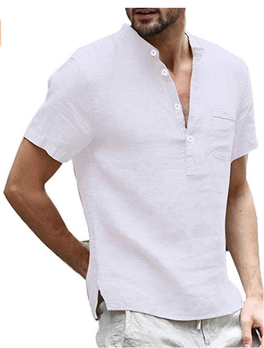 chemise-homme-blanc-coton