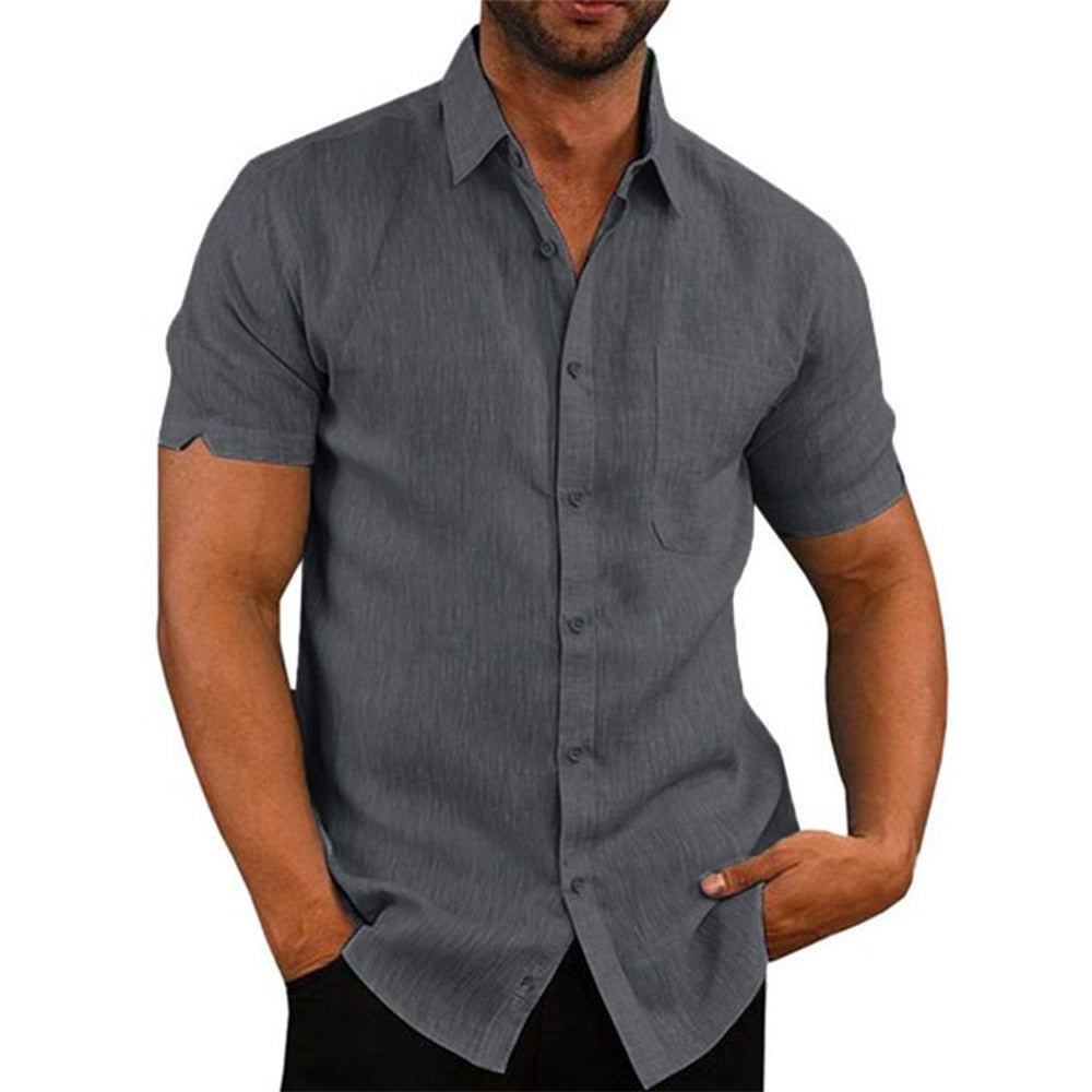 chemise-homme-gris-linen