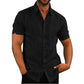 chemise-homme-noir-linen