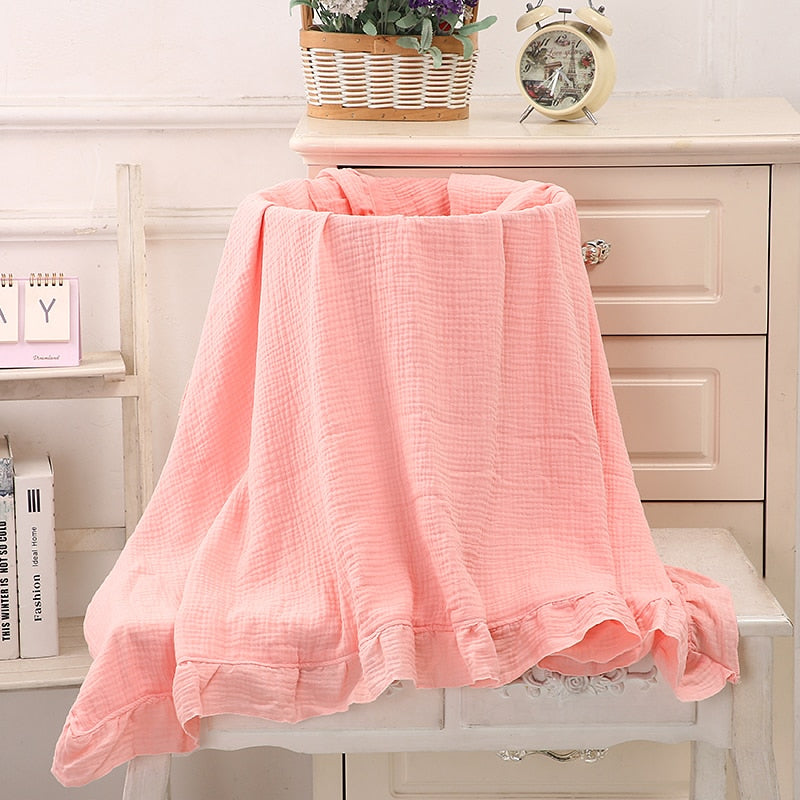 couverture-en-coton-100-biologique-pour-bebe-fonce-rose-pas-cher