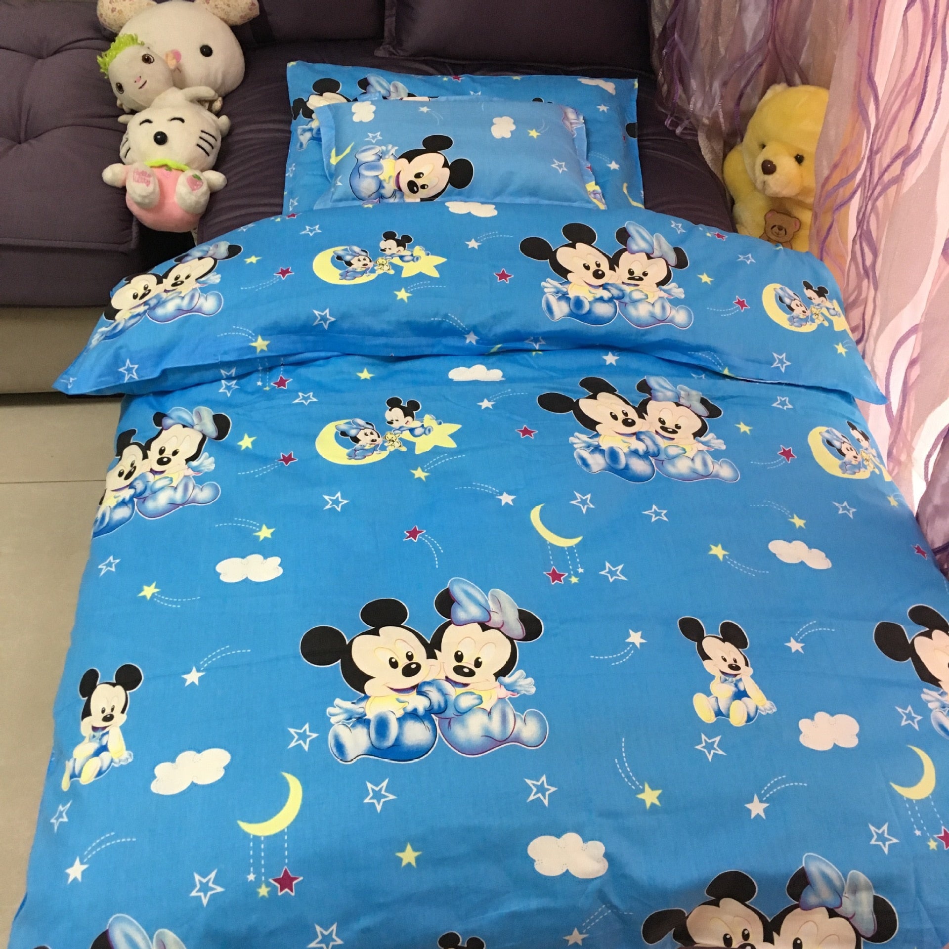 disney-ensemble-de-literie-chaud-en-coton-pour-bebe-garcon-coton-comfortable-blue-fonce