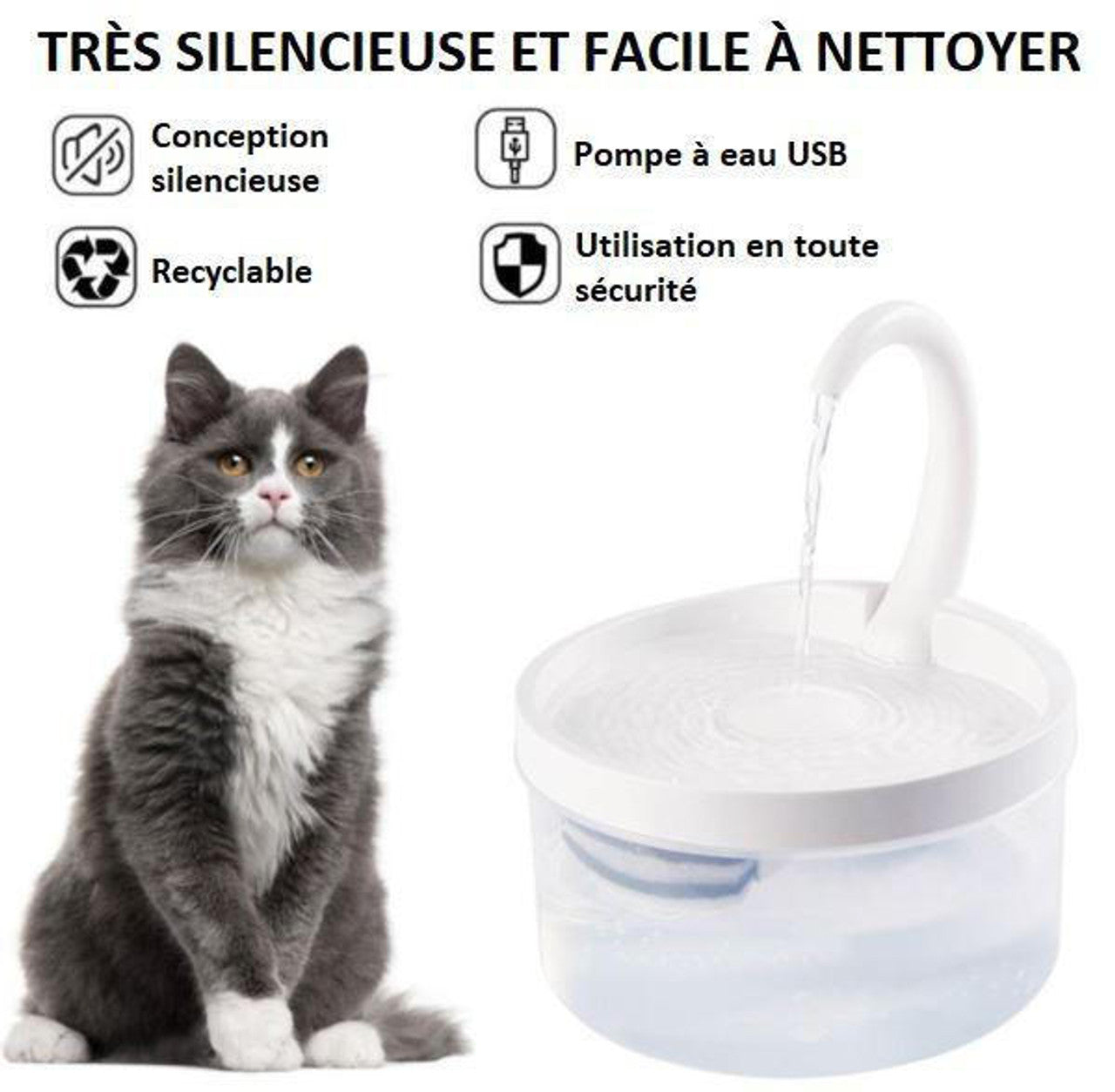 fontaine-a-aau-pour-chat-blanc-practique