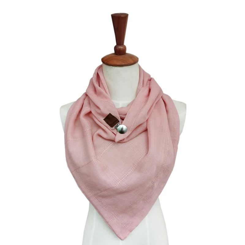 foulard-femme-rose-clair