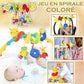 Vicloon Spirale Jouets,Jouet en Spirale Siège Bébé Lit Suspendu Jouet avec Hochet et Pendentif Bouton pour Poussette/Siège Auto/Berceau Enveloppant,Abeille