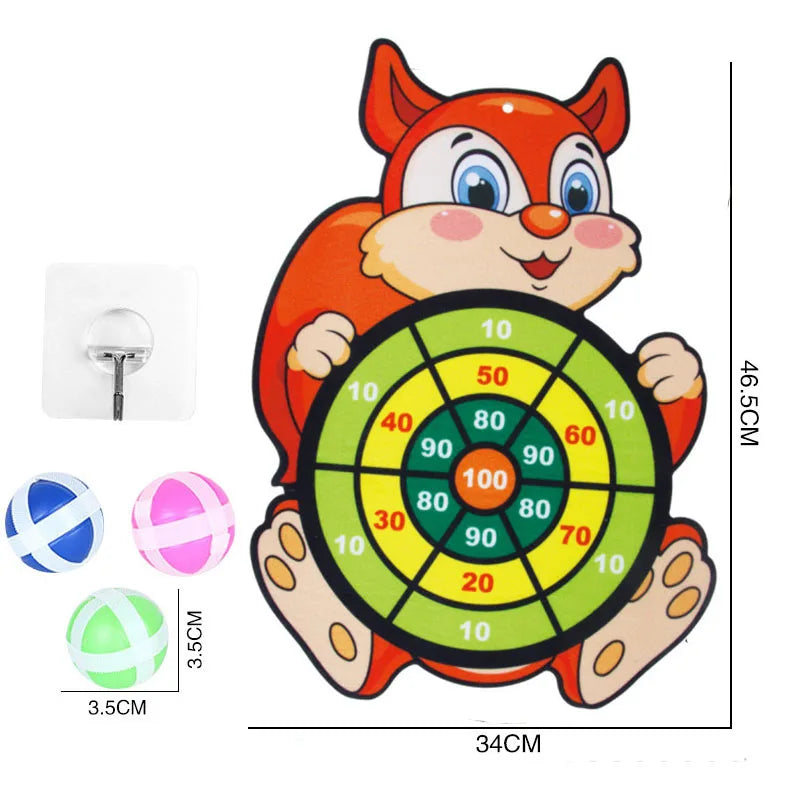 jeu-de-flechettes-pour-enfants-a-balles-collantes-ecureuil