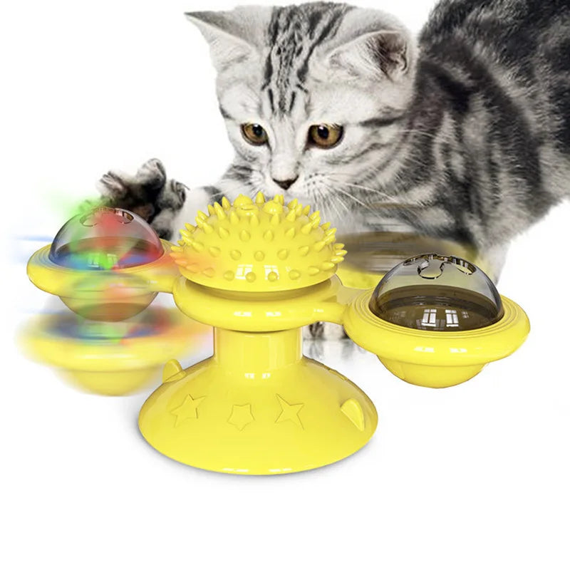 jouet-pour-chat-interactif-jaune-brosse-a-dente
