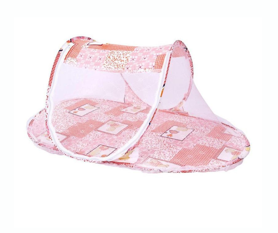 lit-bebe-pliable-avec-moustiquaire-voyage-sommeil-bebe-rose