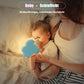 Veilleuse Enfant Nuage, Veilleuse Bébé Nomade, avec 4 Intensité et Lanière en silicone, Veilleuse Led Rechargeable, Lampe de Chevet pour Chambre d'Enfant, idéal pour Bébé et Maman(Bleu)