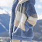 manteau-femme-blue-blanc