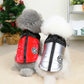 manteau-harnais-chien-rouge-argent