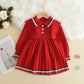 melario-robe-pull-a-manches-longues-pour-filles-lein-rouge-pas-cher