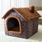 niche-dinterieur-pour-chat-et-chien-gris-maron