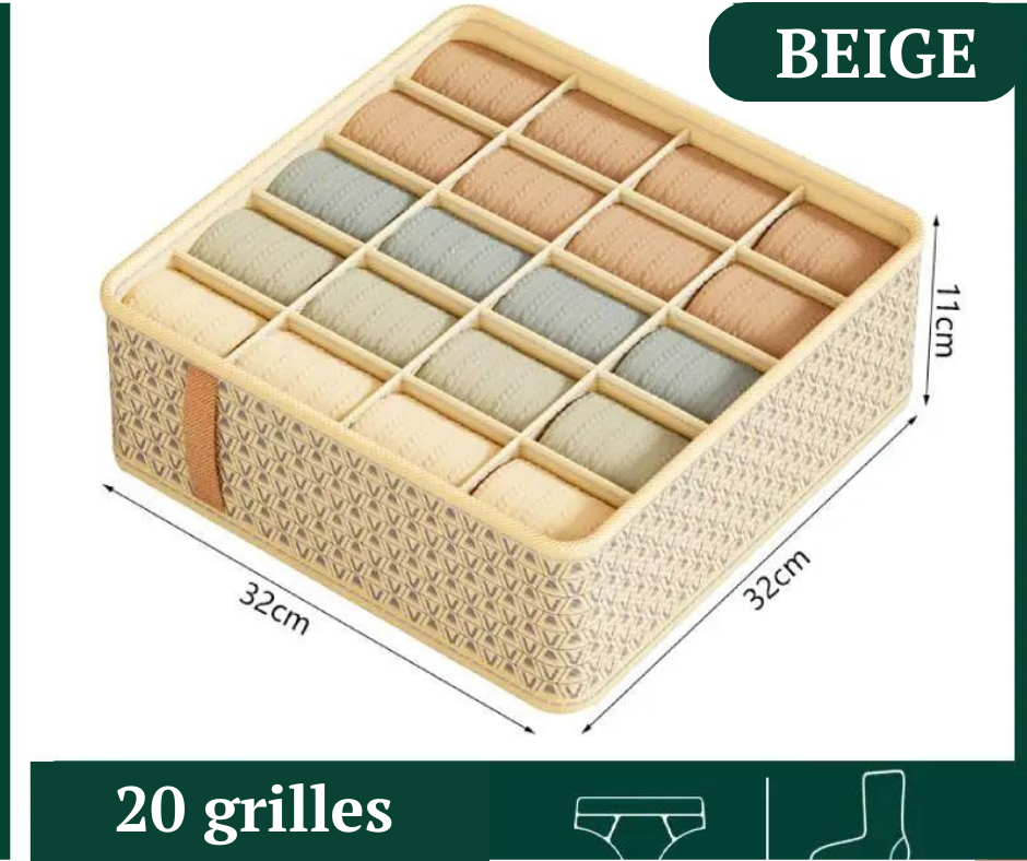 panier-de-rangement-beige-chaussettes