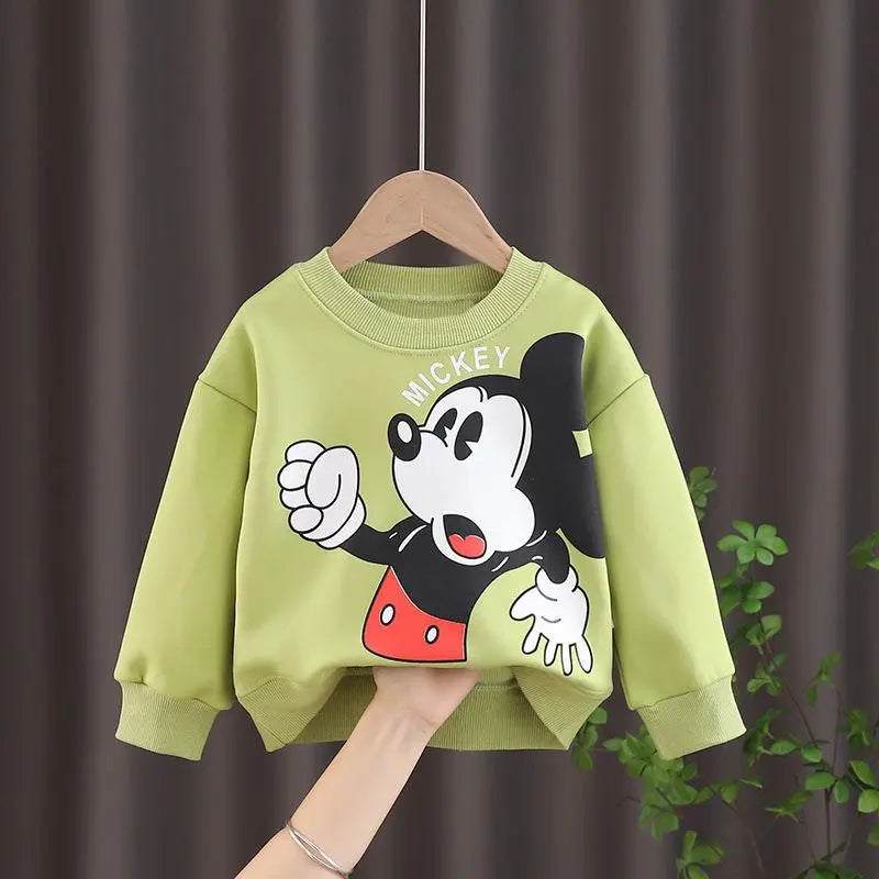 pull-pour-fille-disney-vert