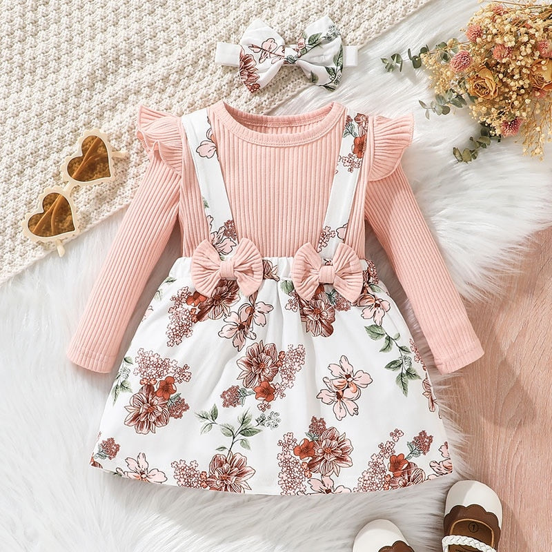 robe-bebe-fille-rose-clair