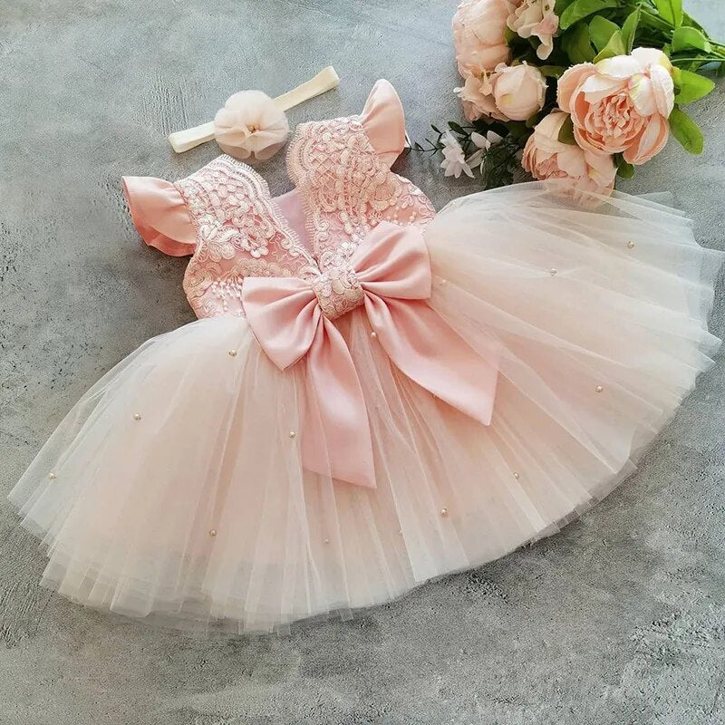 robe-pour-fille-rose