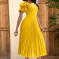 robe-trapeze-jaune