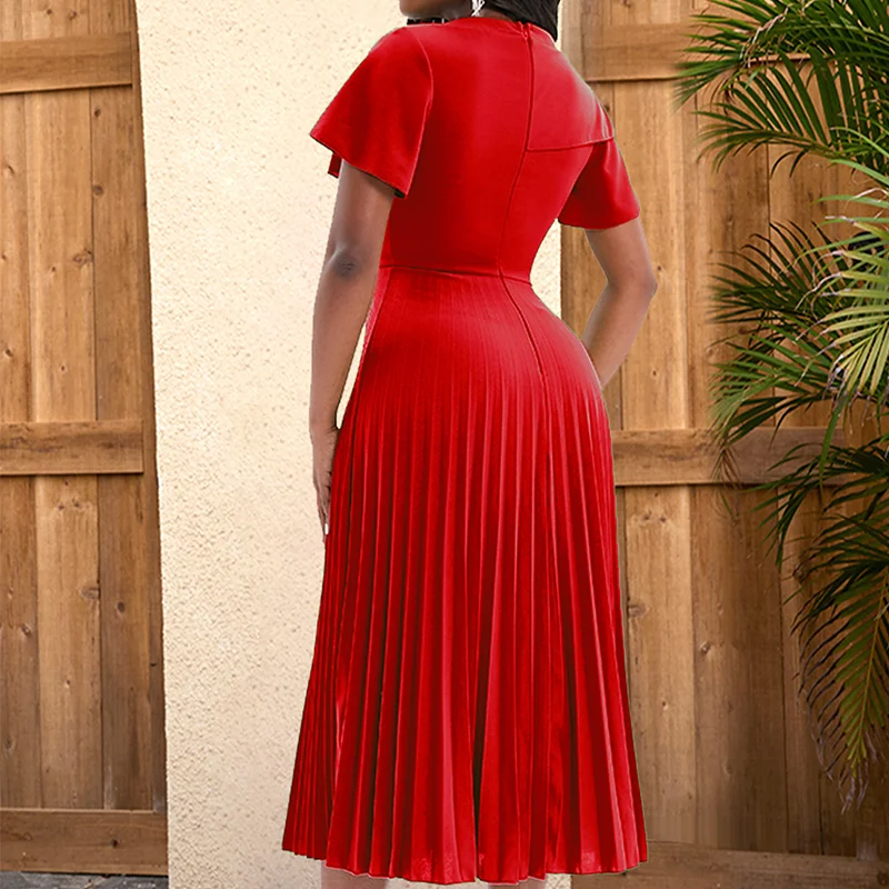 robe-trapeze-rouge