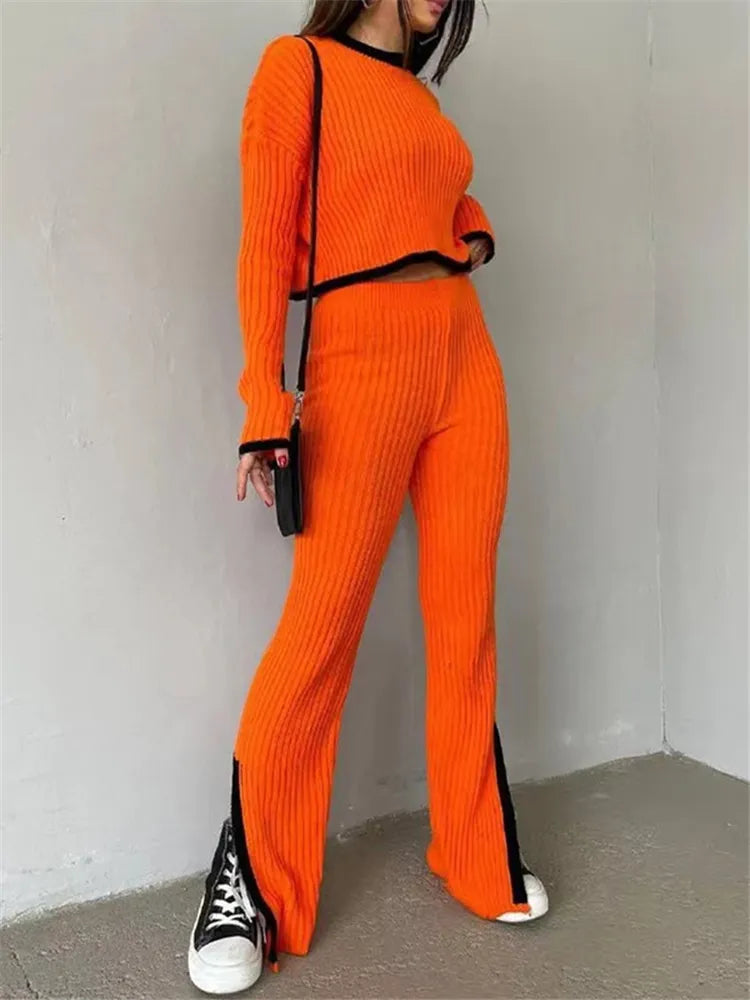 survetement-femme-orange-doux