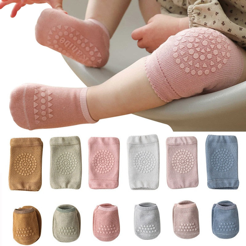 Genouillères et chaussettes pour enfants pour la protection.