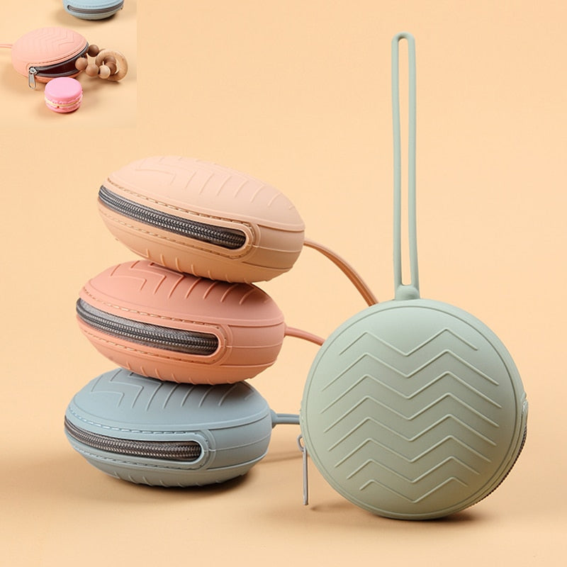 Nouvelle boîte à sucette en Silicone à fermeture éclair pour bébé