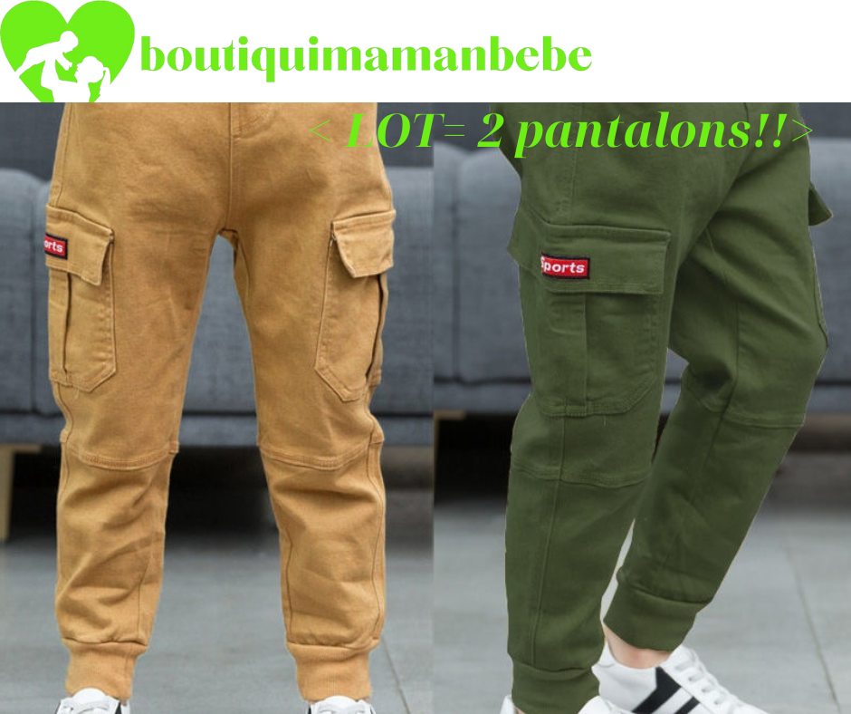 Pantalon Cargo Épais et Décontracté .